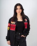 Black Ferrari Jacket for Women by ZERODAS - Stylish Streetwear