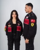 Black Ferrari Jacket for Women by ZERODAS - Stylish Streetwear