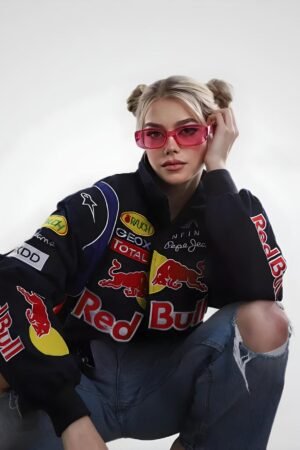 Red Bull Jacket: Premium Racing Bomber for Streetwear Enthusiasts