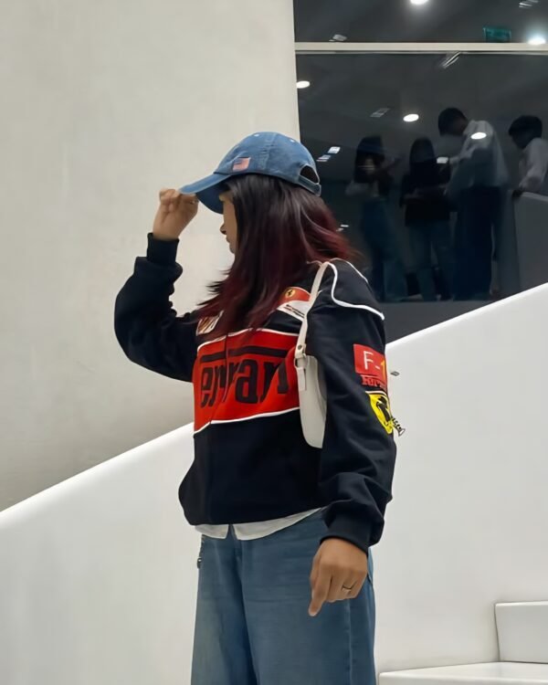 Ferrari team jackets online – Zerodas premium F1 jacket display
