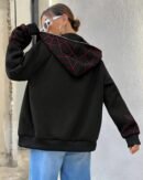 Back view of Zerodas Marvel Spiderman merchandise hoodie