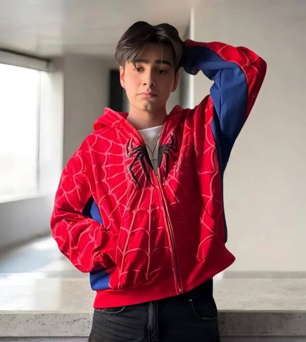 Zerodas Marvel Spidey Hoodie featuring bold red and black colors